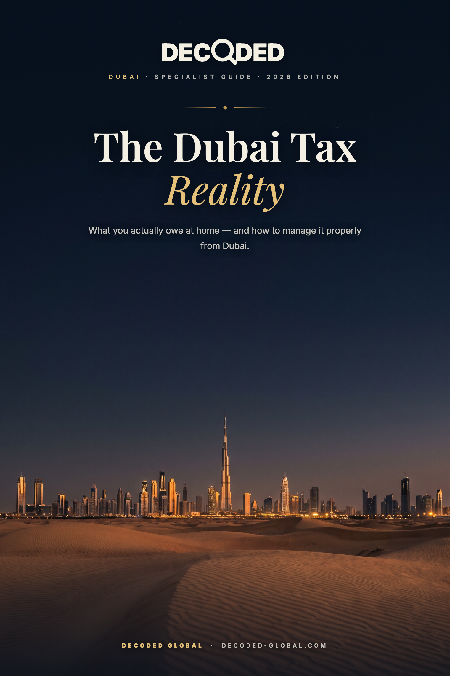 Dubai Tax Reality cover