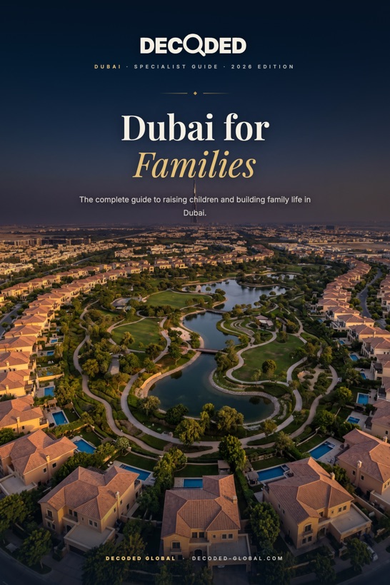 Dubai for Families guide cover