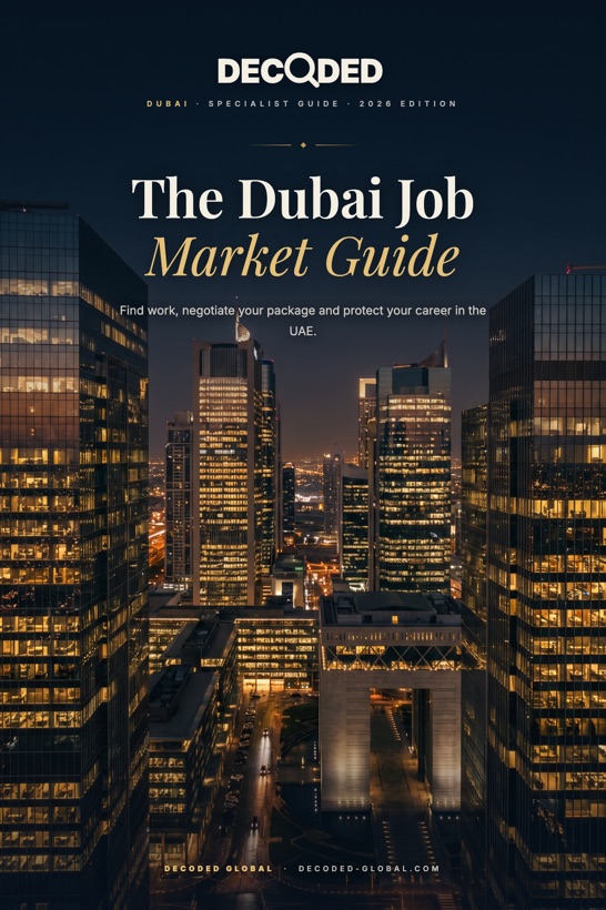 The Dubai Job Market guide cover