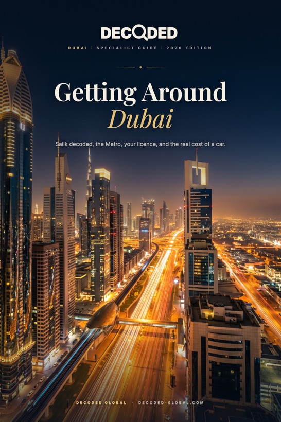 Getting Around Dubai guide cover